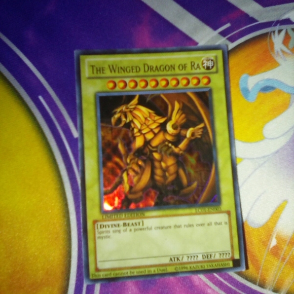 Yu Gi Oh! The Winged Dragon Of Ra Card 1996 Limited Edition - Picture 1 of 4
